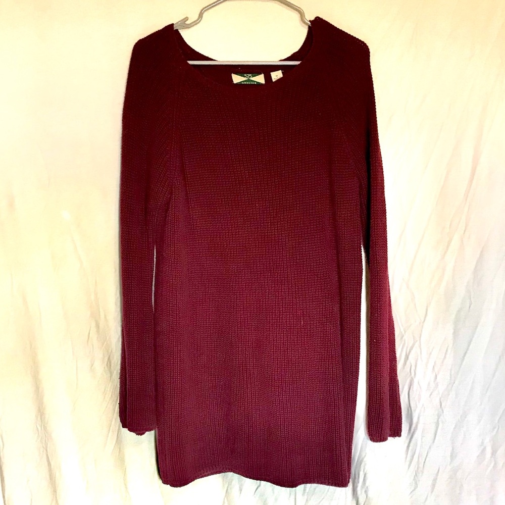 Open back Cotten knit sweater